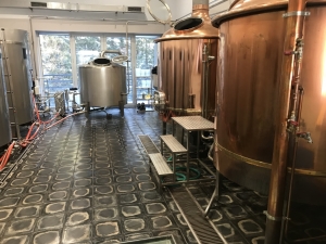 Basalt tiles - industrial floor - brewery 1