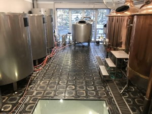 Basalt tiles - industrial floor - brewery 2